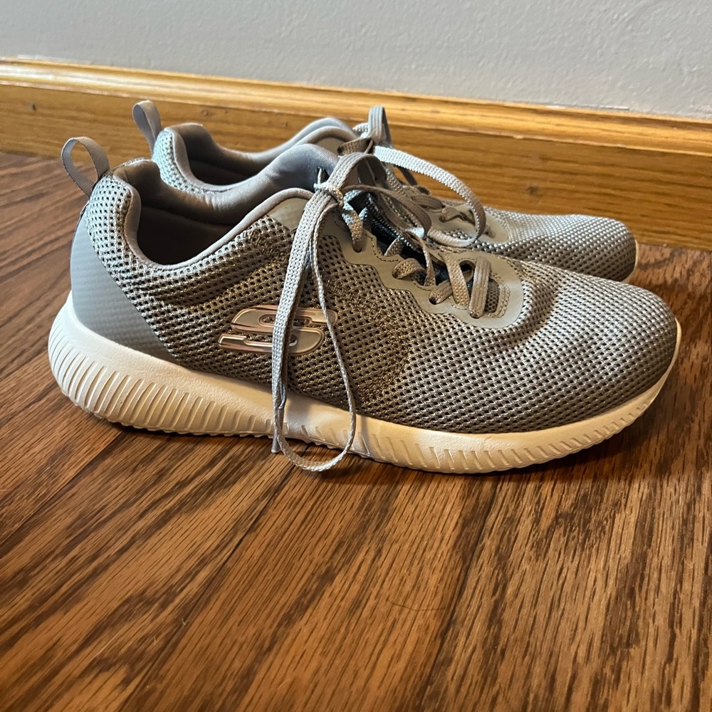 Skechers Women's Lite Weight Sneakers 59528H Gray Shoes Size 7.5